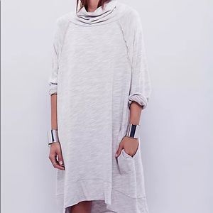 Free people beach terri cocoon pullover in oatmeal